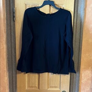 Colleen Lopez Classic Black Long Sleeve Sweater Top